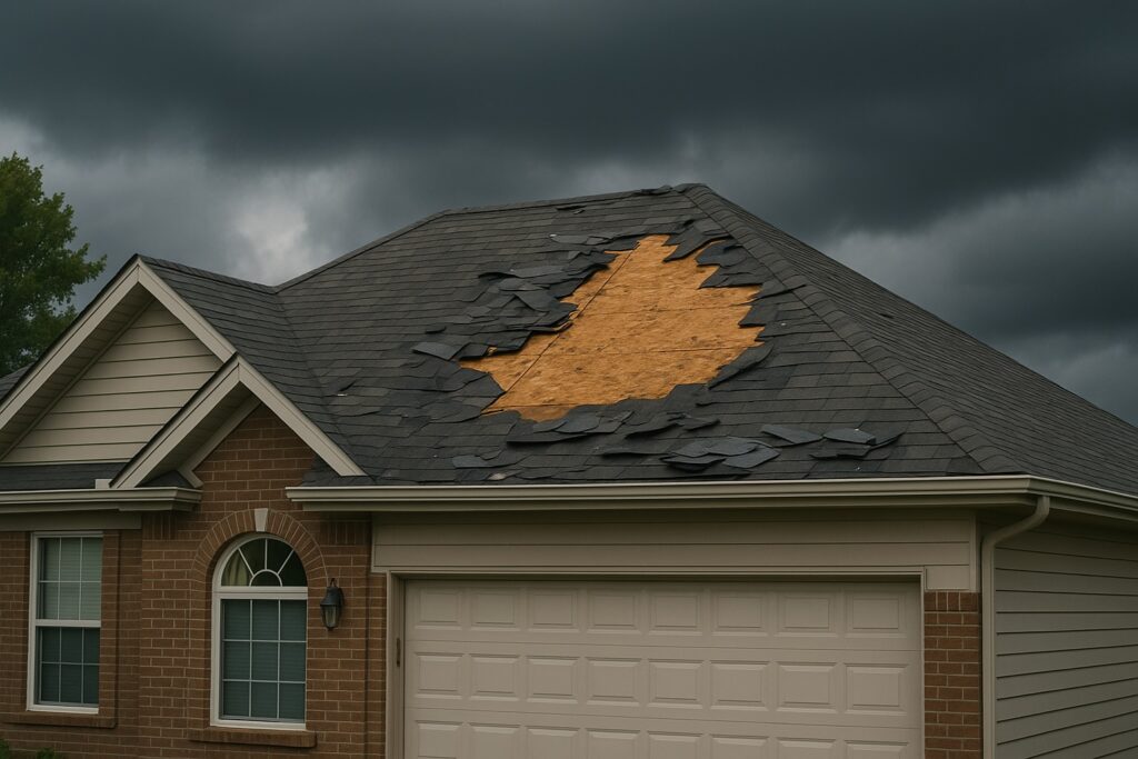 Roof Shingle Damage