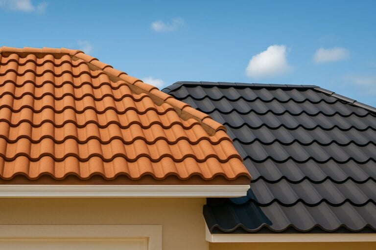 Tile to Metal Roof
