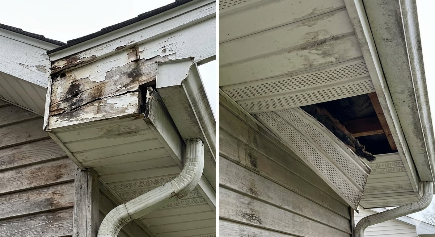 Damaged soffit fascia Riverview FL