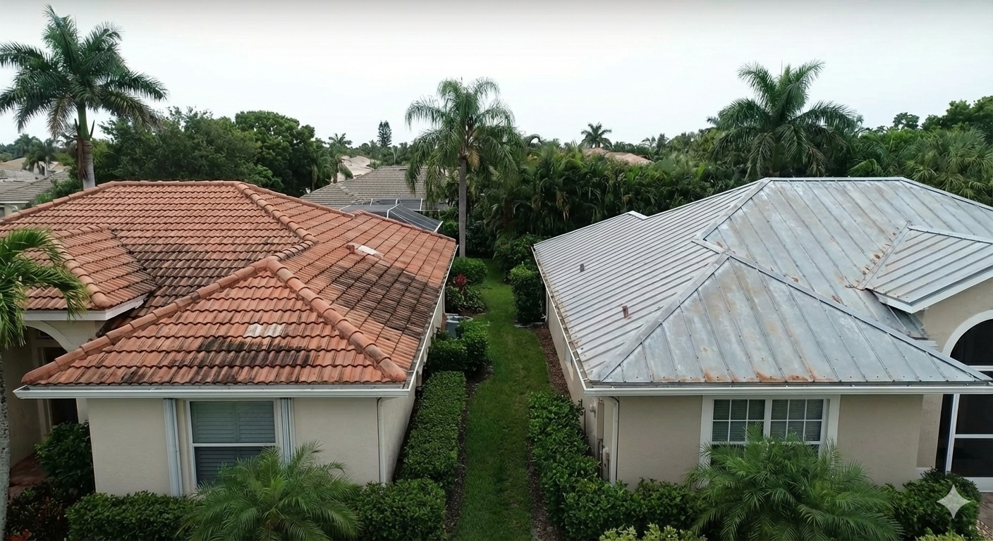 Tile Roof vs Metal Roof Tampa FL